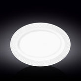 Wilmax Ovaler Servierteller, 35 x 25 cm, Weiß – WL-880101117/A